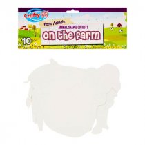 Crafty Bitz Pkt.10 Cutouts - Farm Animals