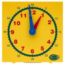 Clever Kidz 35cm Mechanical Demonstration Clock