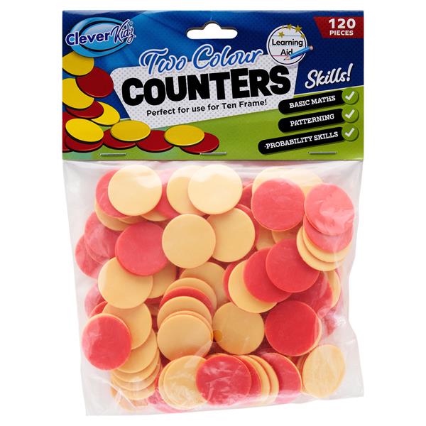 Clever Kidz Pkt.120 Two Colour Counters