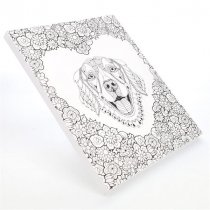 Icon 250x300mm Colour My Canvas - Dog