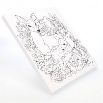Icon 250x300mm Colour My Canvas - Deer