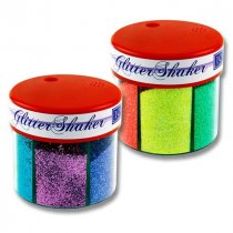 Icon 6 Part Glitter Shaker Cdu - Neon