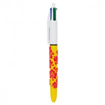BIC PKT.3 4 COLOUR VELOURS BALLPOINT PEN - JUNGLE