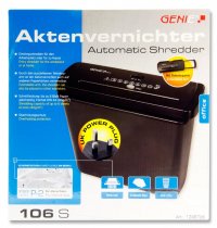 GENIE 106S 7ltr STRIP CUT ENTRY LEVEL SHREDDER