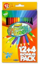WOC BOX 12 + 4 EXTRA COLOURING PENCILS