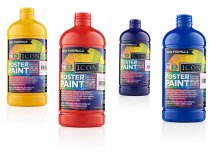 ICON POSTER PAINT 500ml - ULTRAMARINE BLUE