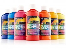 ICON POSTER PAINT 500ml - ULTRAMARINE BLUE
