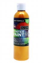 ICON 300ml METALLIC POSTER PAINT - GOLD