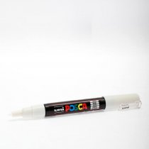 UNI POSCA PC-1M 0.7mm BULLET TIP PERMANENT MARKER - WHITE