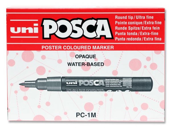 UNI POSCA PC-1M 0.7mm BULLET TIP PERMANENT MARKER - GOLD