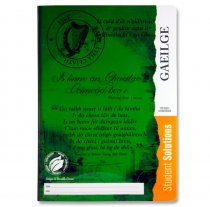 STUDENT SOLUTIONS A4 120pg DURABLE COVER MANUSCRIPT BOOK - IRISH