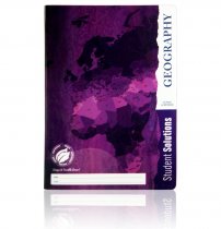 STUDENT SOLUTIONS A4 120pg DURABLE COVER MANUSCRIPT BOOK - GEOGRAPHY