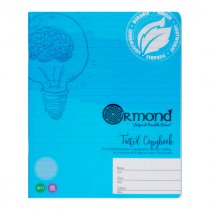 ORMOND 88pg A11 VISUAL MEMORY AID DURABLE COVER COPY BOOK - BLUE