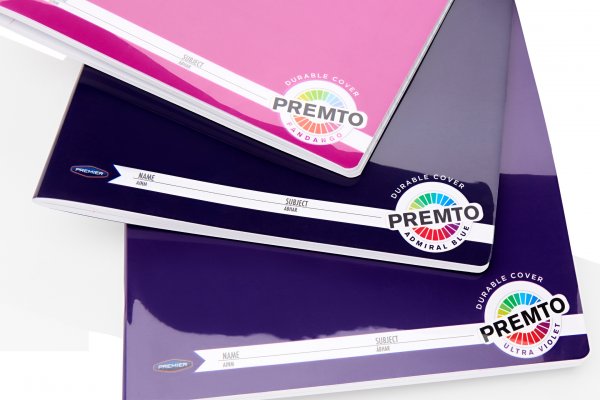PREMTO PKT.3 A4 160pg MANUSCRIPT BOOK DURABLE COVER