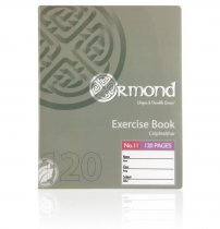 ORMOND PKT.5 No.11 120pg DURABLE COVER COPY BOOKS - BRIGHT