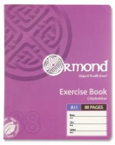 ORMOND PKT.5 A11 88pg DURABLE COVER COPY BOOK - BRIGHT