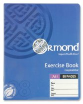 ORMOND PKT.5 A11 88pg DURABLE COVER COPY BOOK - BRIGHT
