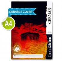 STUDENT SOLUTIONS A4 120pg DURABLE COVER MANUSCRIPT BOOK - GERMAN