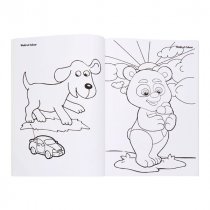 WOC A4 96pg PERFORATED COLOURING BOOK - LIVING THE LIFE!
