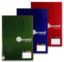 ORMOND A4 160pg MANUSCRIPT BOOK DURABLE COVER