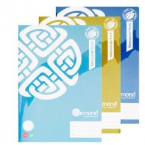 ORMOND A4 160pg MANUSCRIPT BOOK DURABLE COVER