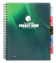 * STUDENT SOLUTIONS A4 250pg PP 5 SUBJECT PROJECT BOOK 3 ASST