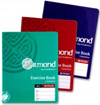 ORMOND 88pg A11 DURABLE COVER COPY BOOK - BOLD 3 ASST.