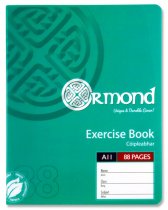 ORMOND 88pg A11 DURABLE COVER COPY BOOK - BOLD 3 ASST.