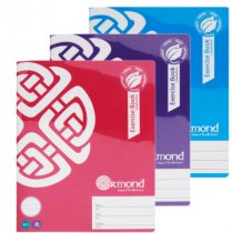 ORMOND 88pg A11 DURABLE COVER COPY BOOK - BRIGHT 3 ASST.