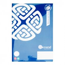 ORMOND PKT.3 A4 160pg MANUSCRIPT BOOK DURABLE COVER