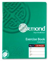 ORMOND 120pg No.11 DURABLE COVER COPY BOOK - BOLD 3 ASST.