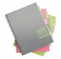 * PREMIER A4 250pg PP 5 SUBJECT PROJECT BOOK - SPECTRE 3 ASST