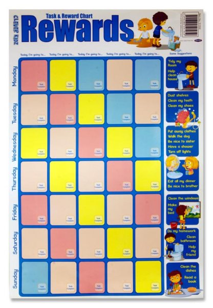 CLEVER KIDZ WALL CHART - TASK & REWARD CHART