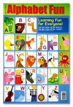 CLEVER KIDZ WALL CHART - ALPHABET FUN