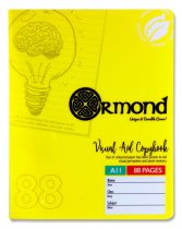 ORMOND 88pg A11 VISUAL MEMORY AID DURABLE COVER COPY BOOK - YELLOW