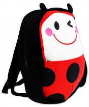 EMOTIONERY NEOPRENE CUTE ANIMAL JUNIOR BACKPACK - LADYBUG