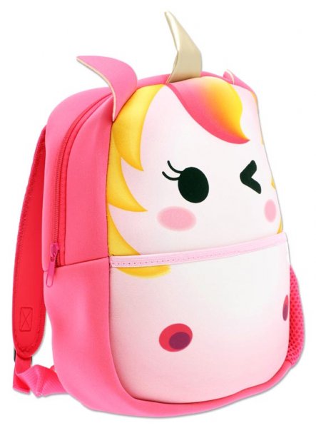 EMOTIONERY NEOPRENE CUTE ANIMAL JUNIOR BACKPACK - UNICORN
