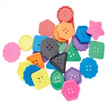 60pce COLOSSAL PLASTIC BUTTONS