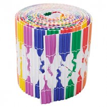 57mm x 7.5m BORDER ROLL BORDETTE - CRAYONS