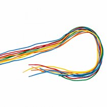 PKT.10 1m x 2mm THREADING LACES 5 ASST.