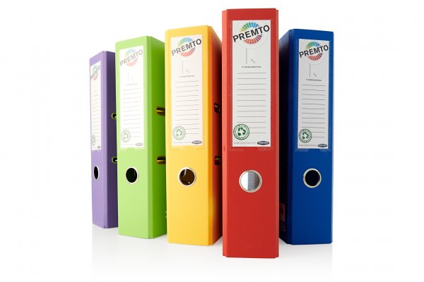 PREMTO A4 PP LEVER ARCH FILE 5 ASST.
