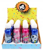 500ml METAL WATER CANTEEN - 4 ASST CDU