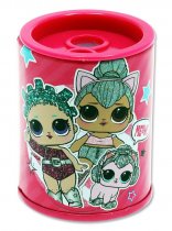 * TWIN HOLE METAL BARREL SHARPENER CDU - LOL SURPRISE