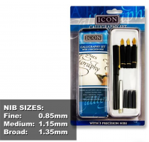 ICON CALLIGRAPHY SET IN TIN