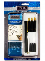 ICON CALLIGRAPHY SET IN TIN
