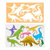 CRAFTY BITZ 185x265mm STENCIL - DINOSAUR