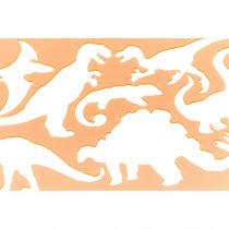 CRAFTY BITZ 185x265mm STENCIL - DINOSAUR