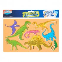 CRAFTY BITZ 185x265mm STENCIL - DINOSAUR