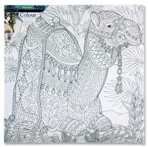 ICON 300x300mm COLOUR MY CANVAS - CAMEL