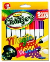 WOC BOX 9+1 COLOUR CHANGERS MAGIC MARKERS